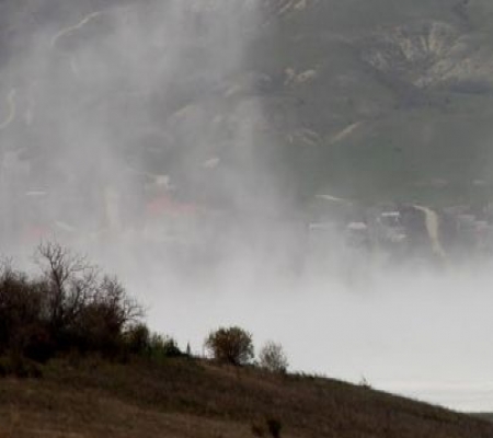 В Крыму поднялся ураганный ветер